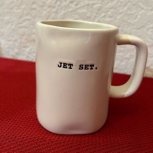 Brand new RAE DUNN Jet Set Mug